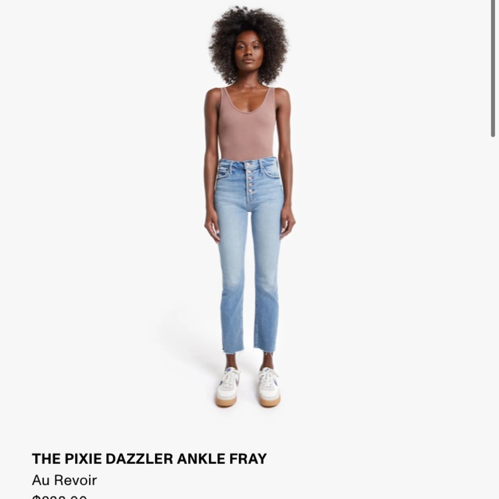 MOTHER Pixie Dazzler Ankle Fray Au Revoir SZ 27